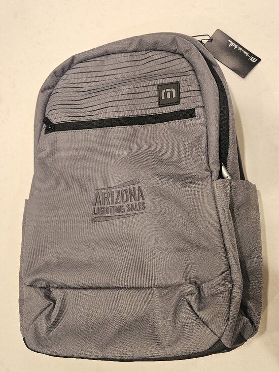 Travis Mathew Handbags - NWT Travis Mathew Travel Golf Padded Laptop Backpack - Gray